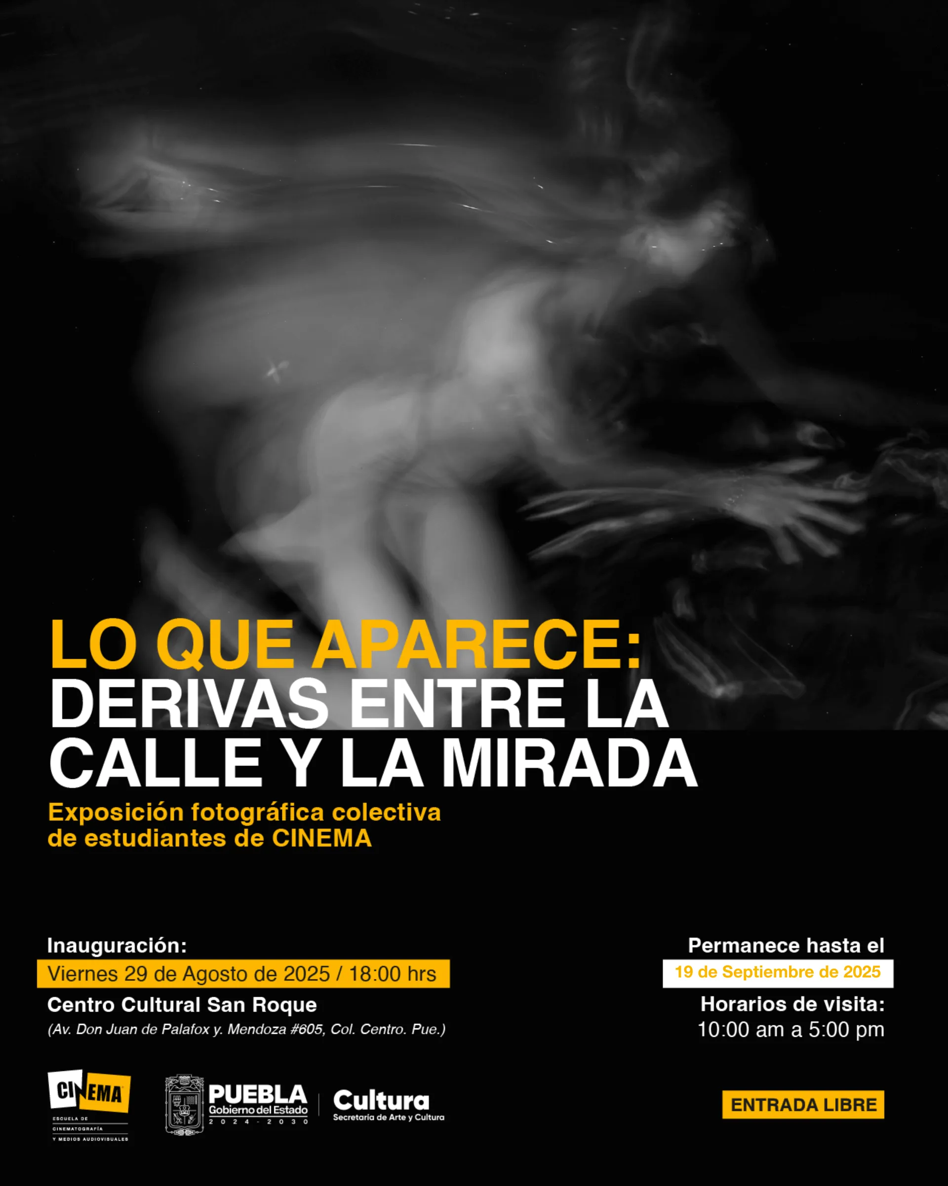 Se inaugura la exposición colectiva: LO QUE APARECE DERIVAS ENTRE LA CALLE Y LA MIRADA.
